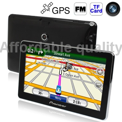 7 inch Touch Screen Vehicle DVR Video Recorder GPS Navigation with 4GB Memory and Map 2