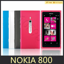 Original Nokia Lumia 800 Unlocked Mobile Phone Microsoft Windows Internal 16GB Memory 8MP Camera Refurbished GPS 3G Smartphone