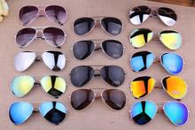 15 Colors 2014 Sale Designer Blue Mirrored Sunglasses Men Silver Mirror Vintage Sunglasses Women Glasses Hot Free Shipping