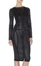 Free shipping new style High Quality Foil print O Neck Good Elastic Women Sexy Ladies Party