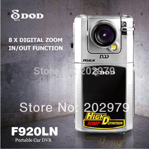 100 Original DOD F920LN HD 1080P 5 Inch LCD Screen 5MP Car DVR Recorder with H