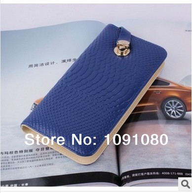 Serpentine leather women purse wallet woman models in Europe and America s foreign trade