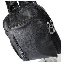 A107 black Hot 2014 sale fashion Backpacks waist bag material PU 30x33cm 3 different colors packing