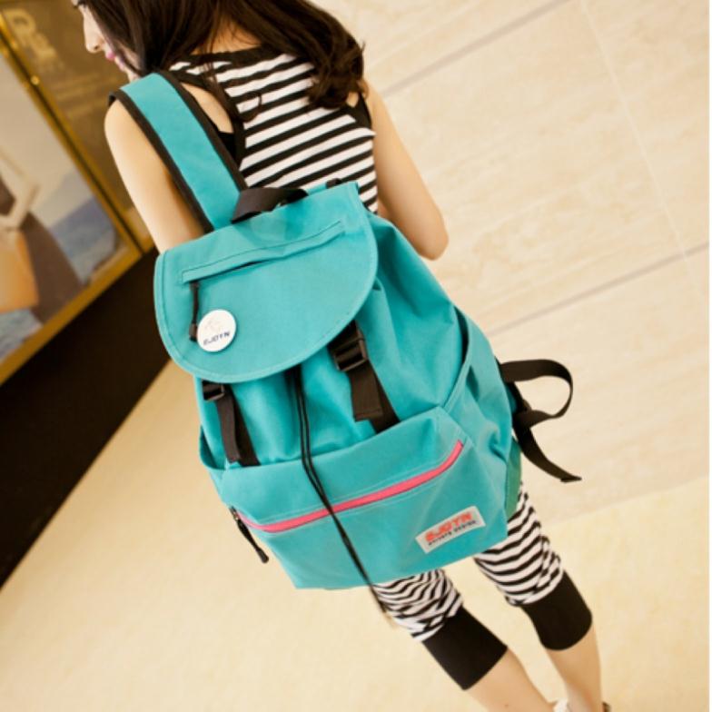 Backpack 2014 female school bag preppy style women s canvas backpack bag travel bag