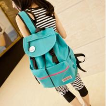 Backpack 2014 female school bag preppy style women’s canvas backpack handbag travel bag