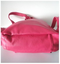 A107 pink Hot 2014 sale fashion Backpacks waist bag material PU 30x33cm 3 different colors packing