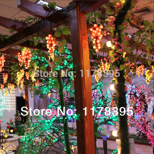 led grape cluster light string and decorative light