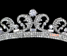 William Kate Princess Crystal Bride Hair Accessories Wedding Tiaras Crowns Rhinestone Pageant Crowns Head Jewelry
