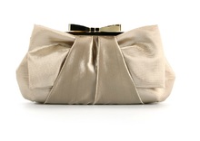 2014 New Up market Bow Banquet One Shoulder Day Clutch Bag Sac a main Handtasche Bolsas