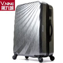 free shipping Vnine quality wiredrawing universal wheels trolley luggage bag travel bag luggage  wholesale hot sale new