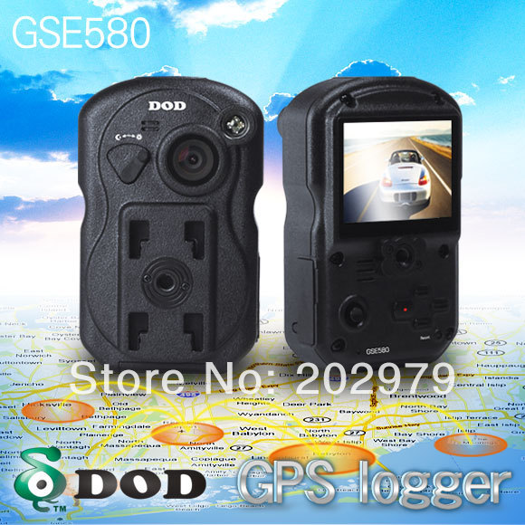 100 Original Full HD 1080P DOD GSE580 High Definition Car DVR Dashboard Camera With GPS Logger