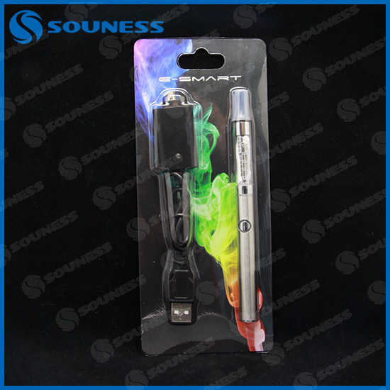 320mah electronic cigarette e smart starter kit and high quality replaceable atomizer no big burning taste