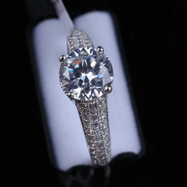Купить мода кристалл кольцо 18 k розового золота покрытием сделаны с ...