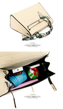 Spring 2014 new big fan scarves stereotypes bags in Europe and the contracted fashion bag shoulder