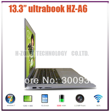 2014 New ultrabook  laptop computer notebook pc 13.3 inch 2G RAM 320G HDD Windows 7 WIFI Intel D2500 Dual core 1.86ghz Webcam