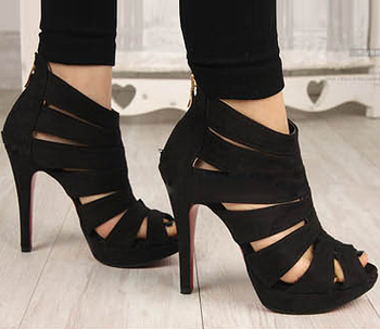 ... Gladiator Platform Shoes 11cm High Heels Ladies' Party Dress Shoes