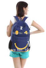 canvas bag backpack schoolbag cute smile Students new shoulder bag A095