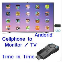 Android Cellphone Smart TV Stick Mobile Phone-TV Miracast V5ii Ezcast Mirrorop Casts Newer Electronic Better Than Chromecast