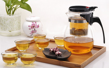Hot New 900ml simple tea kettle tea pot Heat Resistan Glass Teapot Convenient Office Tea Pot