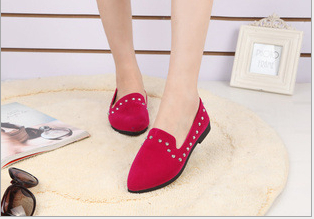 2014 Fashion Star Style Flat Heel Female Shoes Casual Women Shoes Rointed Toe Sweet Flats