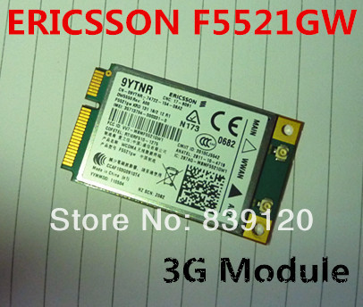 Unlocked DW5550 F5521gw Ericsson Wireless 3G Mini PCIE Card for Dell WCDMA HSPA WWAN Mobile Broadband HSPA 3G WWAN Wlan Card GPS