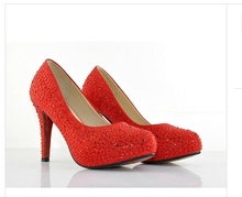 2014 new silver diamond wedding shoes ballroom shoeshigh heeled shoes shoes black and white red