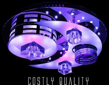 LED crystal chandelier lights Modern minimalist bedroom ceiling living room lustres chandelier 50cm CE RoHS