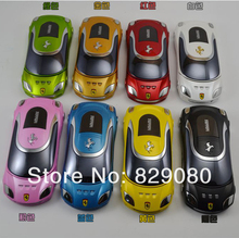Flip Cell Phone 8 Nice Colors Available Car Shaped Mobile Phone W8 Dual Sim Cards Luxury Mobile Phone