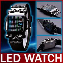 2014 New Fashion Brand Men Women Digital Display Samurai LED Watch For Male Multifunction Sport Watch Water Resistant Wristwatch