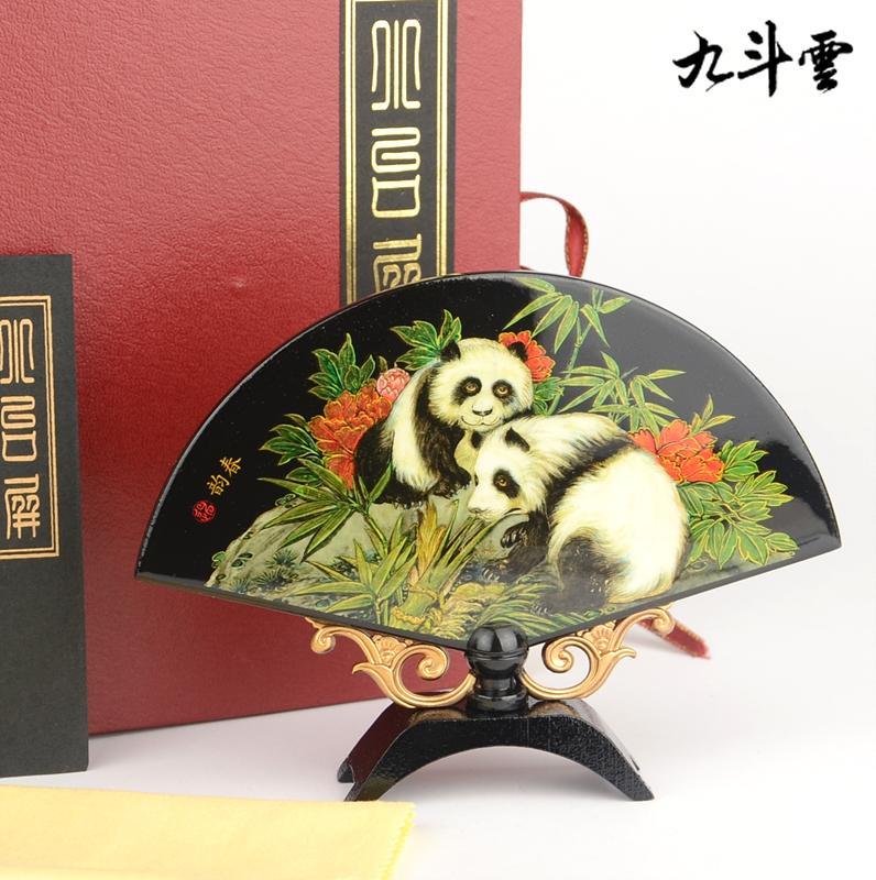 ... style push light lacquer small fan table screen(China (Mainland