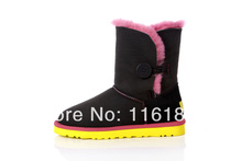Snow boots 2014 female australia classic boots women shoes genuine leather double color snow boots 
