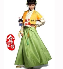 TV Play Shoes Ancient Chinese Princess or Maid Embroidery Flats Shoes Actress Jin Yu Liang Yuan
