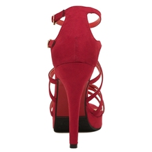 2014 New Arrival Black Blue Red Fashion Sexy High Heel Platform Party Wedding Women Summer Sandals