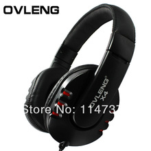OVLENG X4 headset Headphone with microphone for game computer earphone 120cm 50cm adapte cable