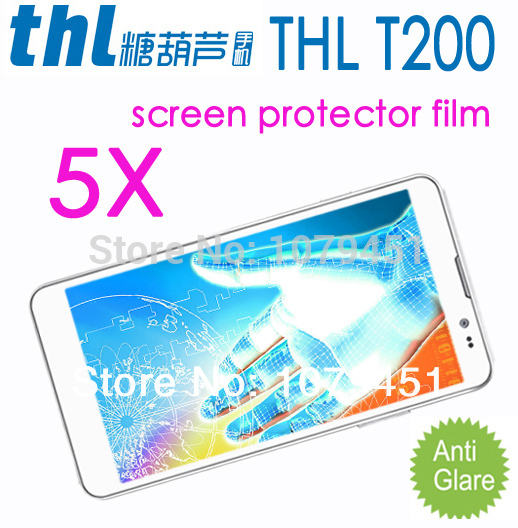 Free Shipping Original THL T200 Octa Core MTK6592 Screen Potector Matte Anti glare Mobile Phone THL
