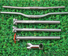 LETWO  GUB aluminum alloy Mountain Bicycle Bend Riser Handlebar Seatpost Stem Top Cap Bike Bicycle Parts 3PCS/SET