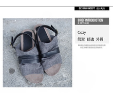  2014 summer open toe sandals wedges platform flat heel single shoes women s shoes open