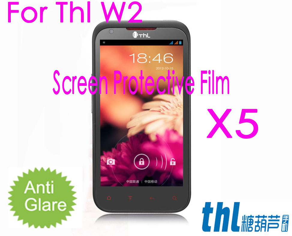Free Shipping Original THL W2 Screen Potector film Matte Anti glare Mobile Phone THL w2 Screen