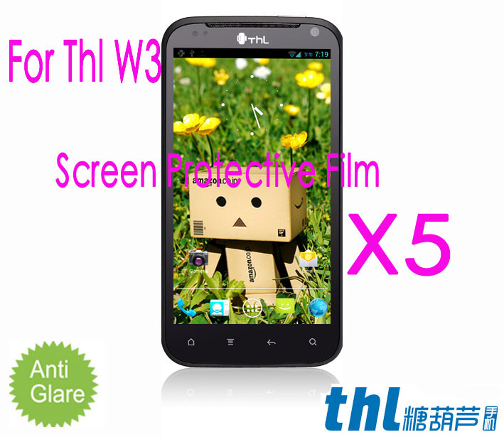 Free Shipping Original THL W3 Screen Potector film Matte Anti glare Mobile Phone THL w3 Screen