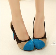 Wholesale Low Price New 2014 Fashion Women Pumps Noble Shoes Thin Super High Heels Platforms Vogue