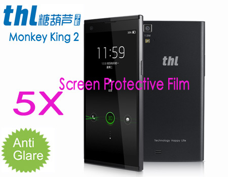FreeShipping Monkey King 2 ThL T100S MTK6592 Octa Core phone film Matte Anti glare Mobile Phone