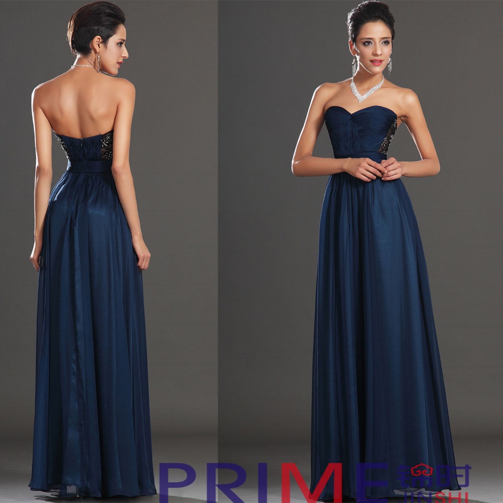 PRIME JS manual custom blue cheap forma prom dress to the floor long ...