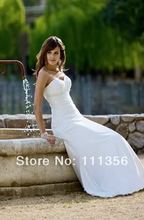 New Sexy Chiffon beading Wedding Dress Sweetheart Off The Shoulder Bridal Dresses Size 4 6 8 10 12 14 16 16W