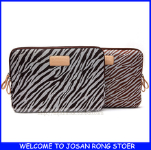 2014 New Style Zebra-stripe Laptop Sleeve Waterproof Canvas Notebook Case 10/11/12/13/14/15 inch Smart Cover Computer Bag