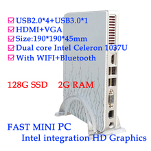 with HDMI VGA WIFI blutooth thin clients mini pcs FAST MINI PC intel celeron 1037U windows