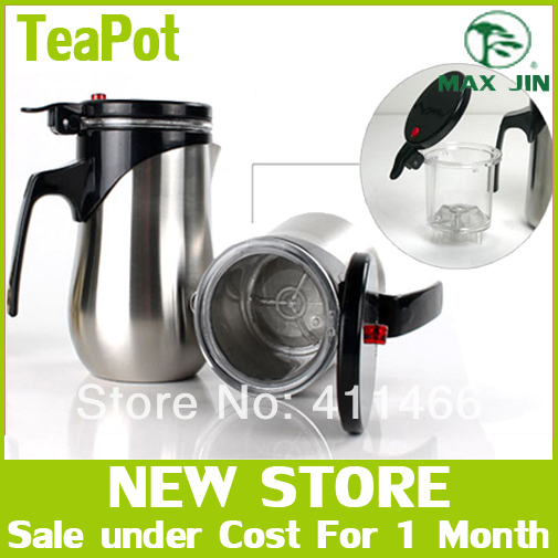 500ml New Genuine high quality Stainless steel detachable tea cup pot teapot teaset kettle tea pot