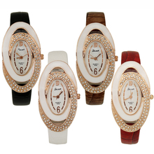 1 PC New Fashion Luxurious Women’s Lady Crystal Jewelry Diamonate Christmas Gift Analog Quartz Wrist Watches, 4 Colors Available