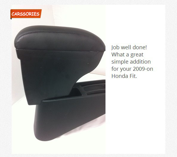 Honda fit center console armrest storage box 09-12 #2
