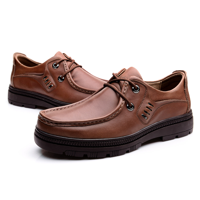 ... thick soled shoes wear non slip Leather Men's shoes(China (Mainland