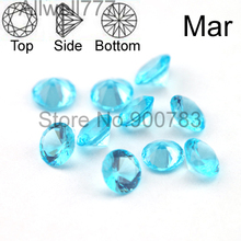 HQ 5mm birthstone floating locket charms,Cupid stone,March charms